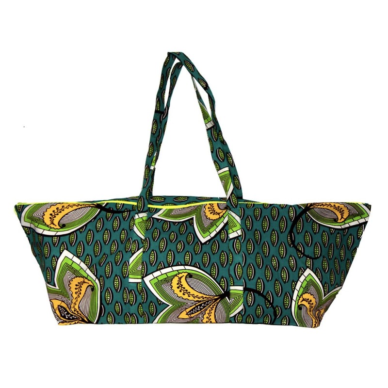 Sac tapis yoga wax vert format berlingot