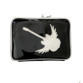 Protège mini iPad Guitare noir argent Anne-Charlotte Goutal