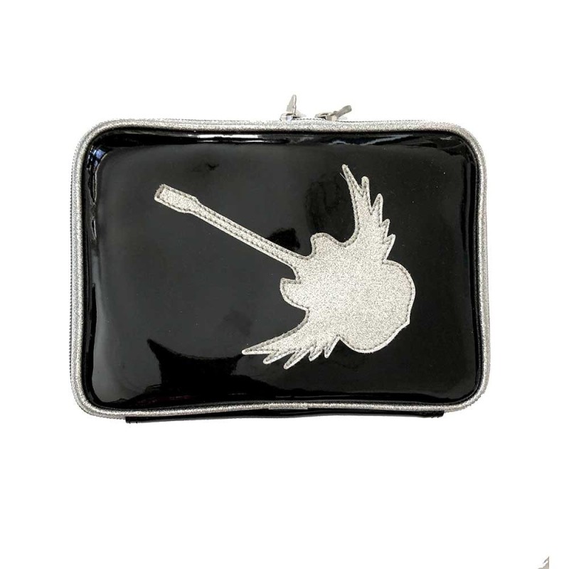 Protège mini iPad Guitare noir argent Anne-Charlotte Goutal