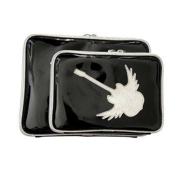 Protège mini iPad Guitare noir argent Anne-Charlotte Goutal