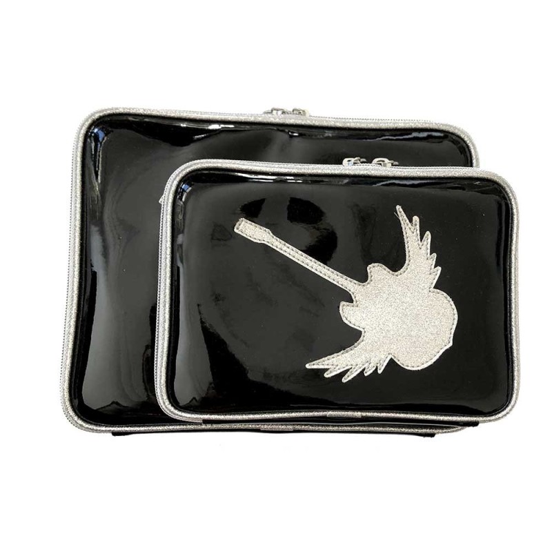 Anne-Charlotte Goutal Protège mini iPad Guitare noir argent