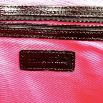 vintage sonia rykiel handbag black vinyl