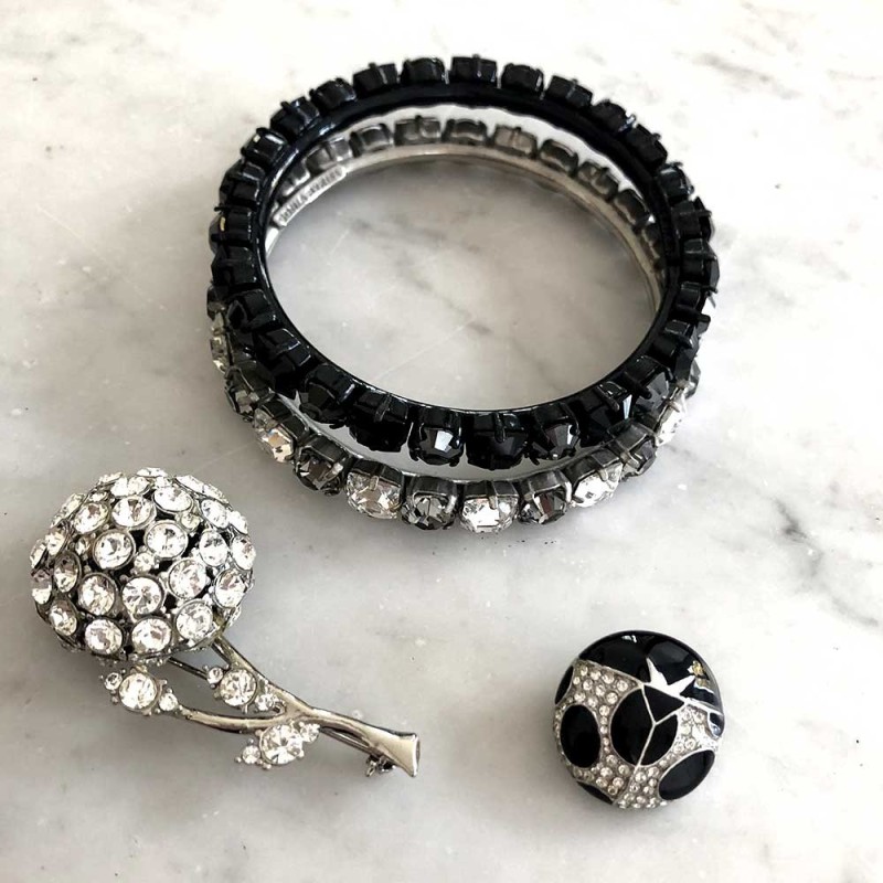 vintage flower brooch by Sonia Rykiel