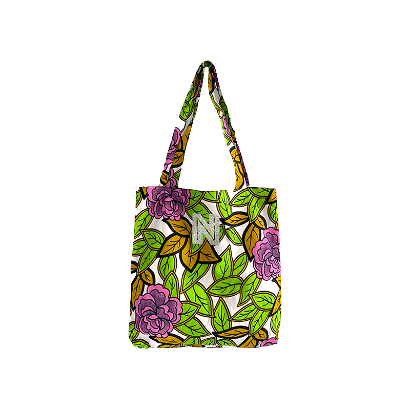 tote bag coton wax monogram de Maud Fourier