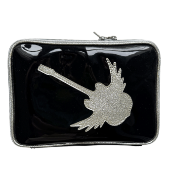 Protège mini iPad Guitare noir argent Anne-Charlotte Goutal