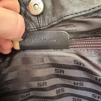 Sonia Rykiel - Sac New Margot cui métallisé gris logo