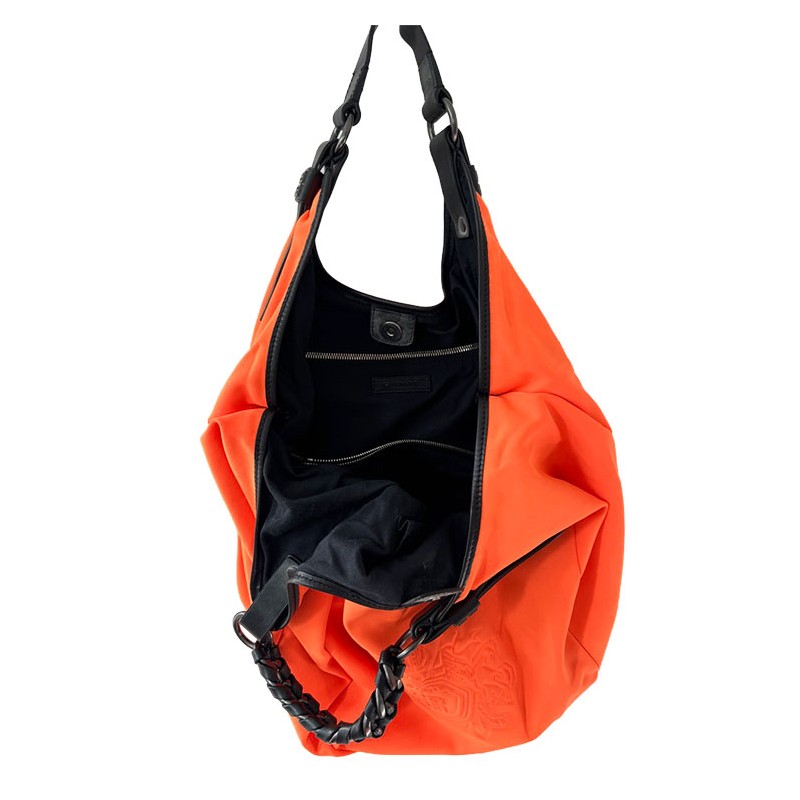Givenchy vintage microfibre orange tote bag