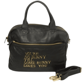 Sac à main Bunny noir Paris House en cuir