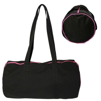 Chic cotton sports bag with glitter customisation