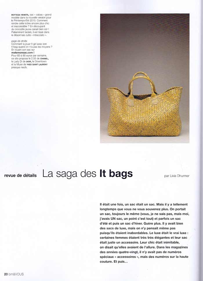 Les it-bags dans Bijoux, Montres et vous
