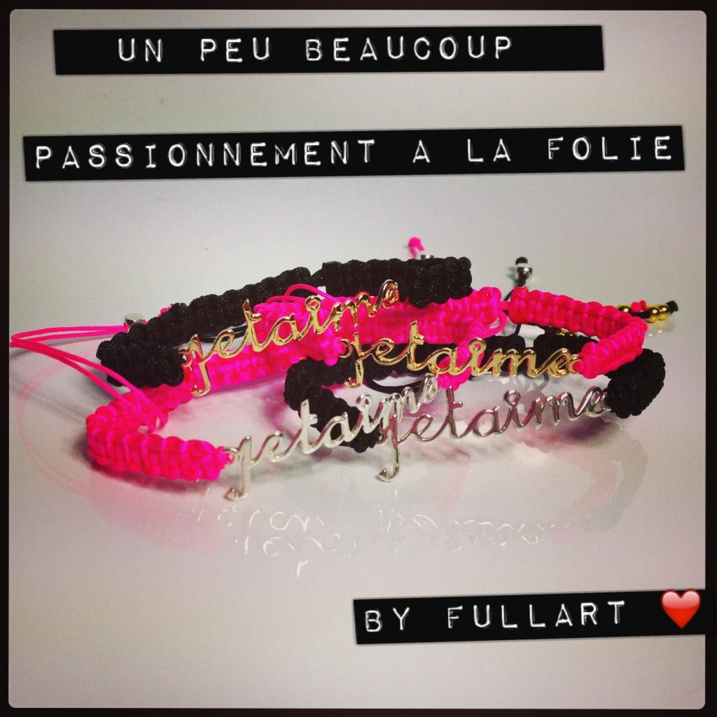 full art bracelets saint valentin