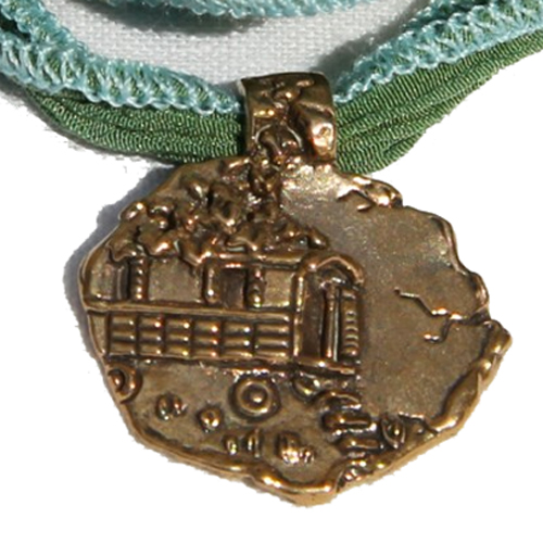 Lucky Charm La Roulotte en bronze