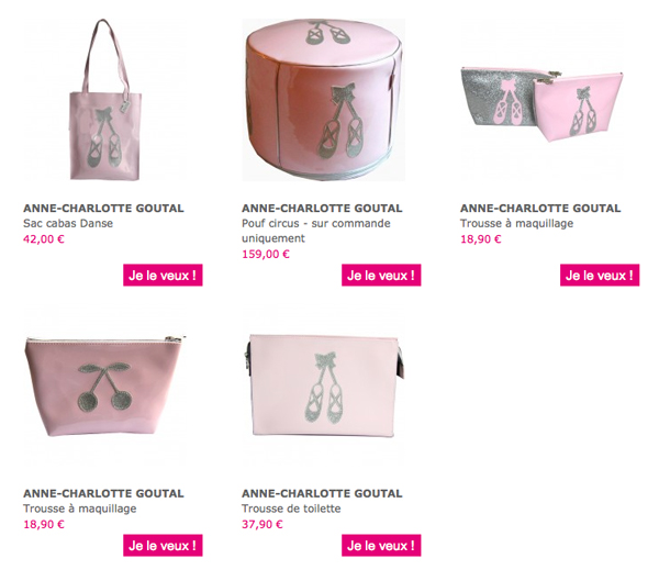 Accessoires Danse par Anne-Charlotte Goutal