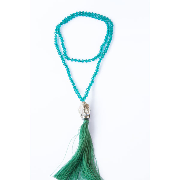 matemonsac-collier-buddha-argent-perles-pompon-vert