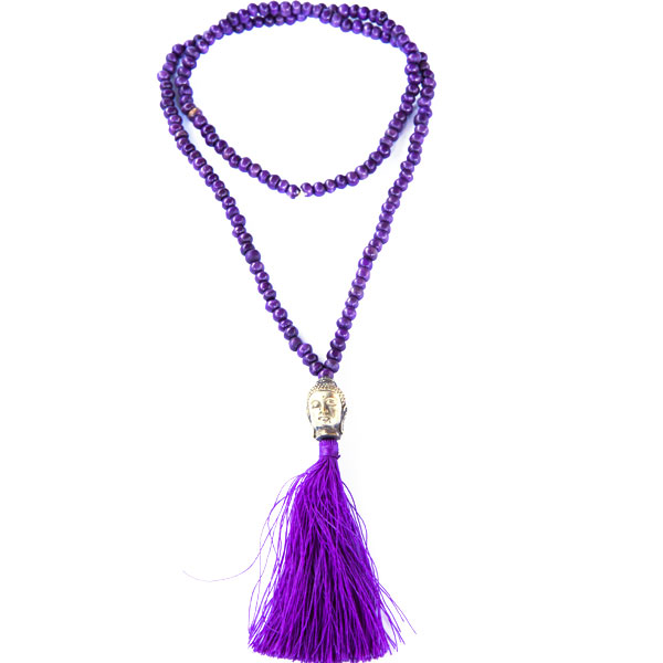 matemonsac-collier-buddha-argent-perles-pompon-violet