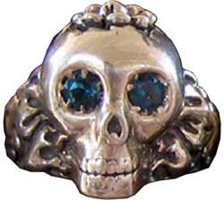 Bague Petit Bob en Argent de Catherine Michiels catherine-michiels-bague-bob-argent-bleu