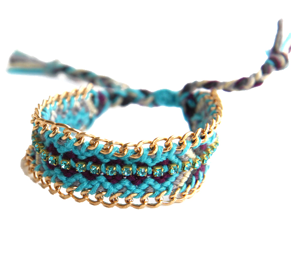 bracelet-bresilien-tresse-turquoise-strass-chaine-matemponsac 